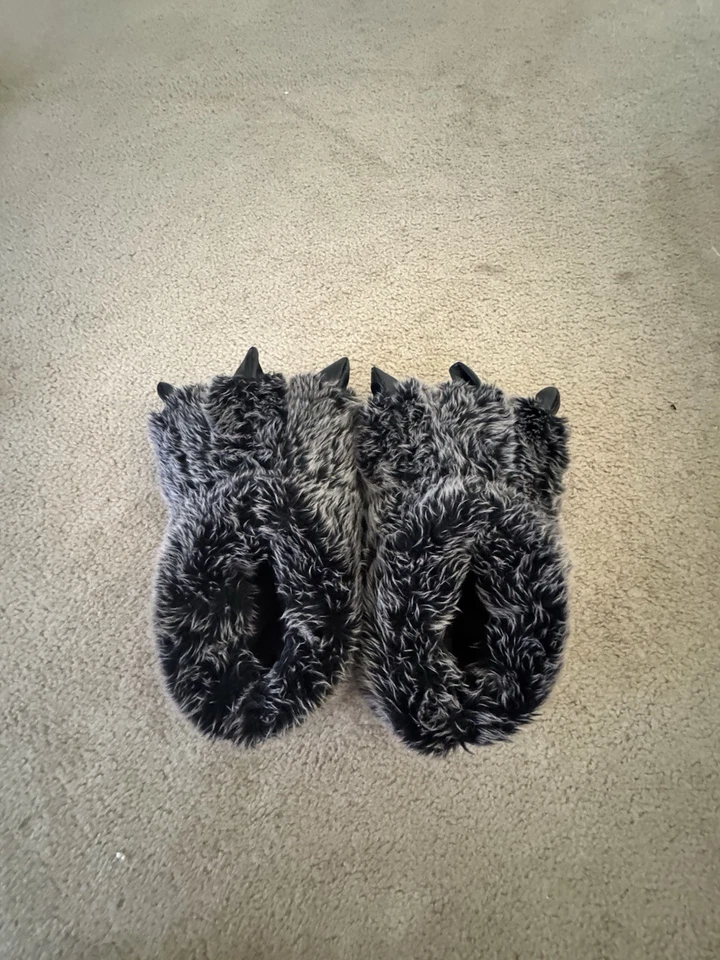 Zapatillas Bear esponjosas, cálidas difusas y grandes. Foto 2 de 4