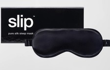 Slip Silk Sleep Mask Black Genuine Mulberry Silk Luxury Eye Mask NEW