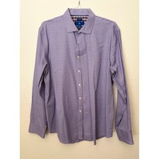 Egara Non Iron Button Down Long Sleeve Shirt Preppy Career Business Classic XL