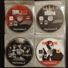 PS2 Open World/Crime Lot of 4 Games: True Crime NYC, Max Payne, Mafia, Getaway 2