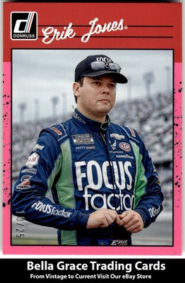 2023 Panini Donruss Erik Jones #144 Petty GMS Pink Retro /25 NASCAR