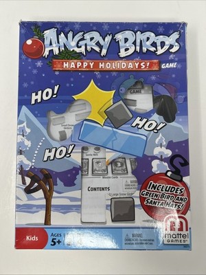 Angry Birds Happy Holidays Game - 2012 Mattel - Complete
