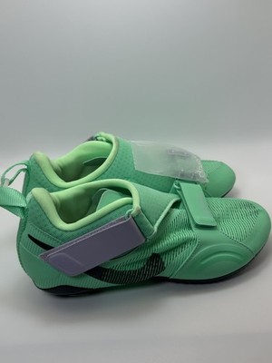 Women's US 6.5 Nike SuperRep Cycle Indoor Cycling Shoes Glow Green Grey