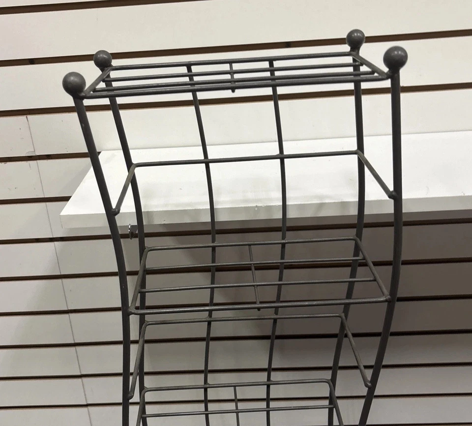 Wavey, torre, almacenamiento de CD de acero para 250 CD de 52,5 pulgadas de alto 6 estantes Foto 2 de 4