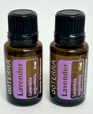 2 pack New / Sealed doTERRA Lavender Pure Essential Oil 15 mL Exp 2027
