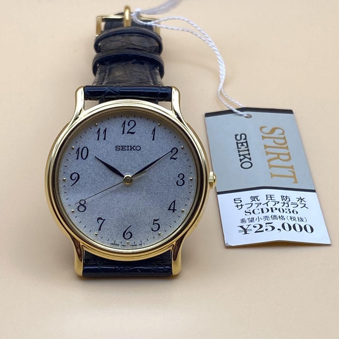 Seiko Spirit Quartz Vintage Watch, 1960s, 34mm, Japanese