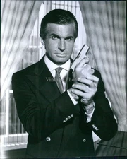 1987 Actor George Hamilton Stars Ian Stone Cbs Series Spies Tv Promo 7X9 Photo