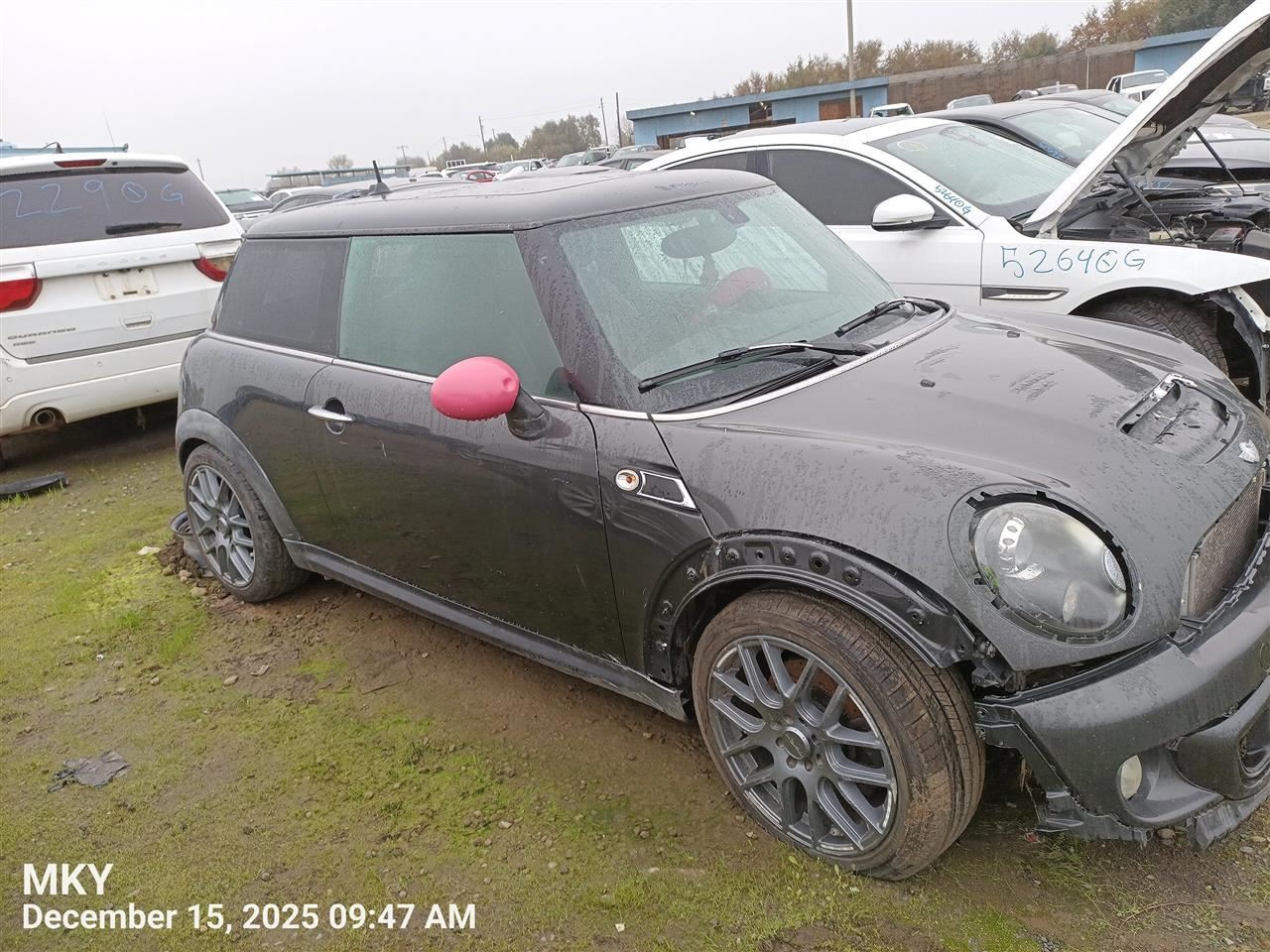 INTERIOR REAR VIEW MIRROR OEM 07-13 MINI MINICOOPE 1YR WRNTY