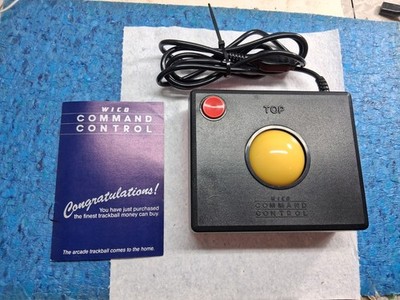 Wico Command Control Trackball 72-4545 Atari/Commodore WORKING with Manual
