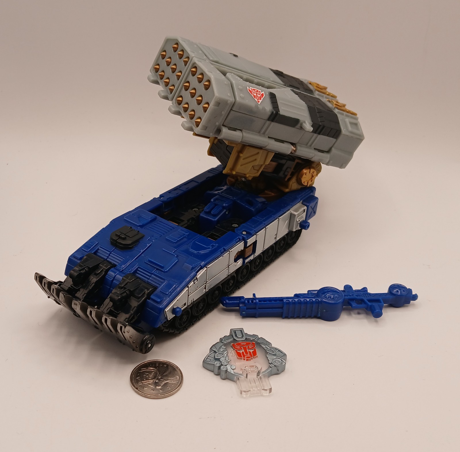 Transformers Scattorshot Voyager Class Cybertron Defense 2005 Loose Autobot