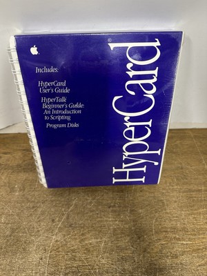 VINTAGE NEW HYPERCARD SOFTWARE SEALED VERSION 1.2.5 914-0521-A