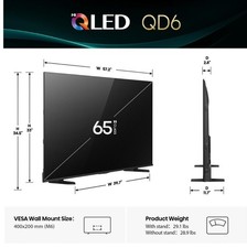 Hisense 65" Class - QD65 Series - 4K Hi-Qled Smart TV