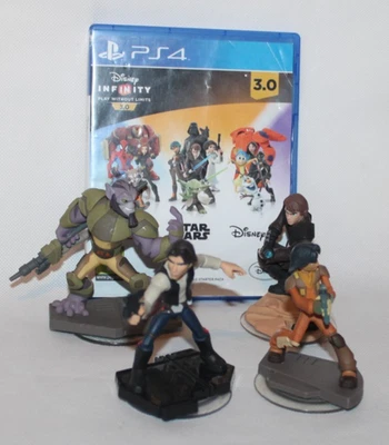 Disney Infinity 3.0 PlayStation 4 Game Bundle with Figs Zeb Anakin ezra and Han - Image 1 of 4