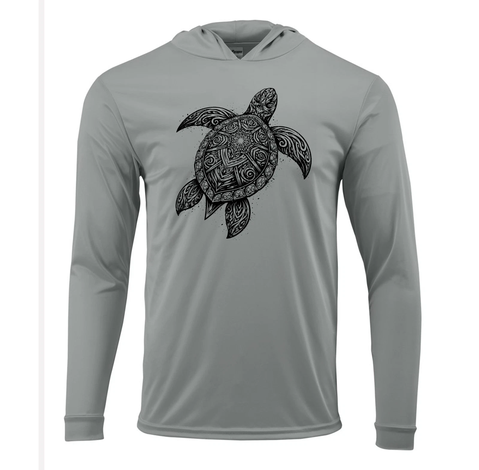 Turtle Tribal Fishing Sport UV Protected UPF 50 Long Sleeve T-Shirt Hood Dry Fit
Opens in a new wind