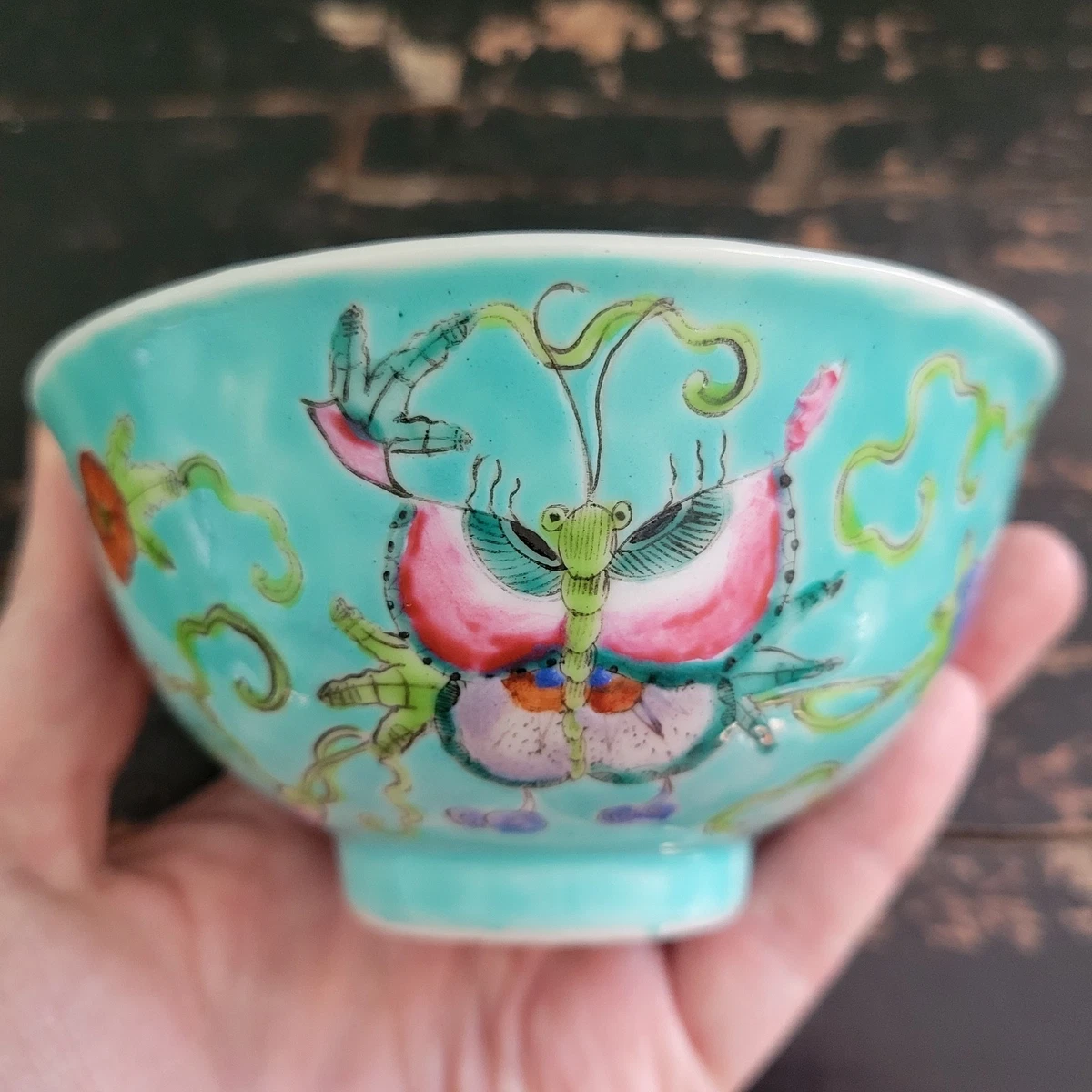 乾隆标记切入中国古董碗| eBay