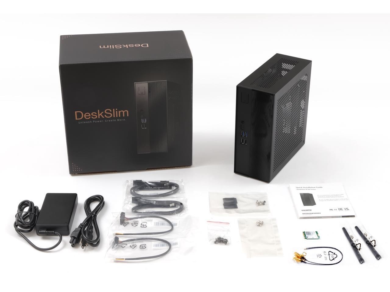 ASRock DeskSlim B760W Intel B760 White Barebone System
