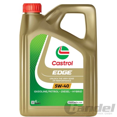 4L CASTROL EDGE 5W-40 passend für VW 505.00 505.01 MB 226.5 229.3 RN 0710 0700