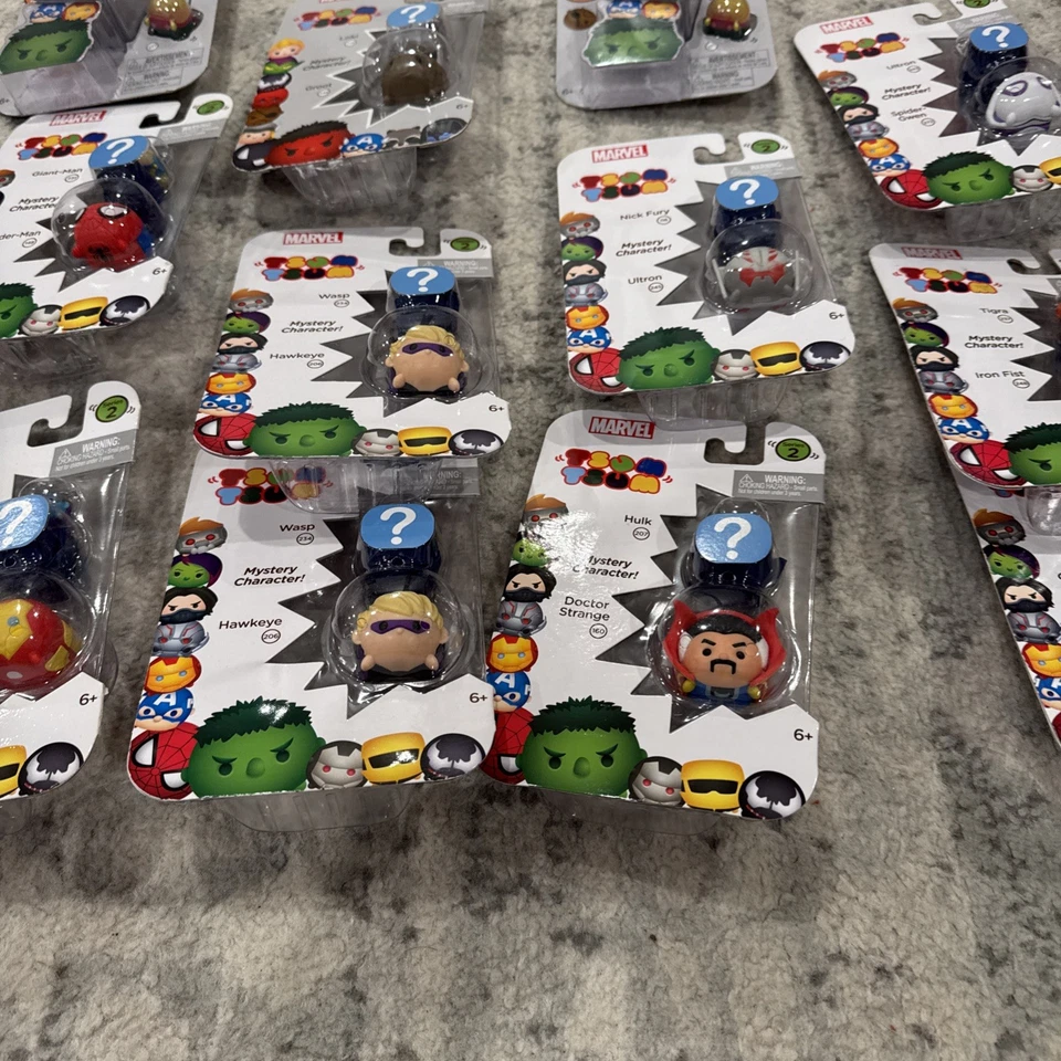 Jakks Pacific Marvel Tsum Tsum Paquete de 3 Serie 2 Misterio Lote de 19 Precintados Foto 3 de 4