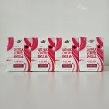 Dove Oat Milk & Berry Brulee Plant Milk Cleansing Bar Soap 5oz (4Pack)