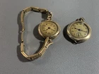 Vintage pocket watches, Elgin grade 431, Montauk Marvin 7j's, 6/0,G.F running
