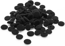 Black Soft Foam Earbuds Cushions Earphone Headphone Cap Protector Sponge Ear ...