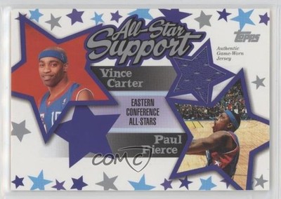2004 Topps All-Star Support Relics /250 Vince Carter Paul Pierce #ASR-CP HOF 7y2