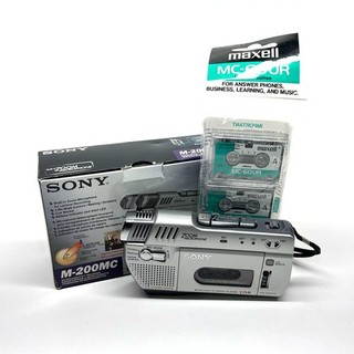 Sony Microcassette Recorder w/ New Tapes M 200MC
