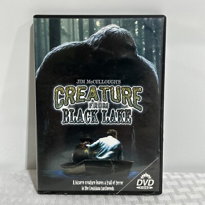 Jim McCullough's Creature from Black Lake DVD 97 Mins. Bonus Features. Region 0