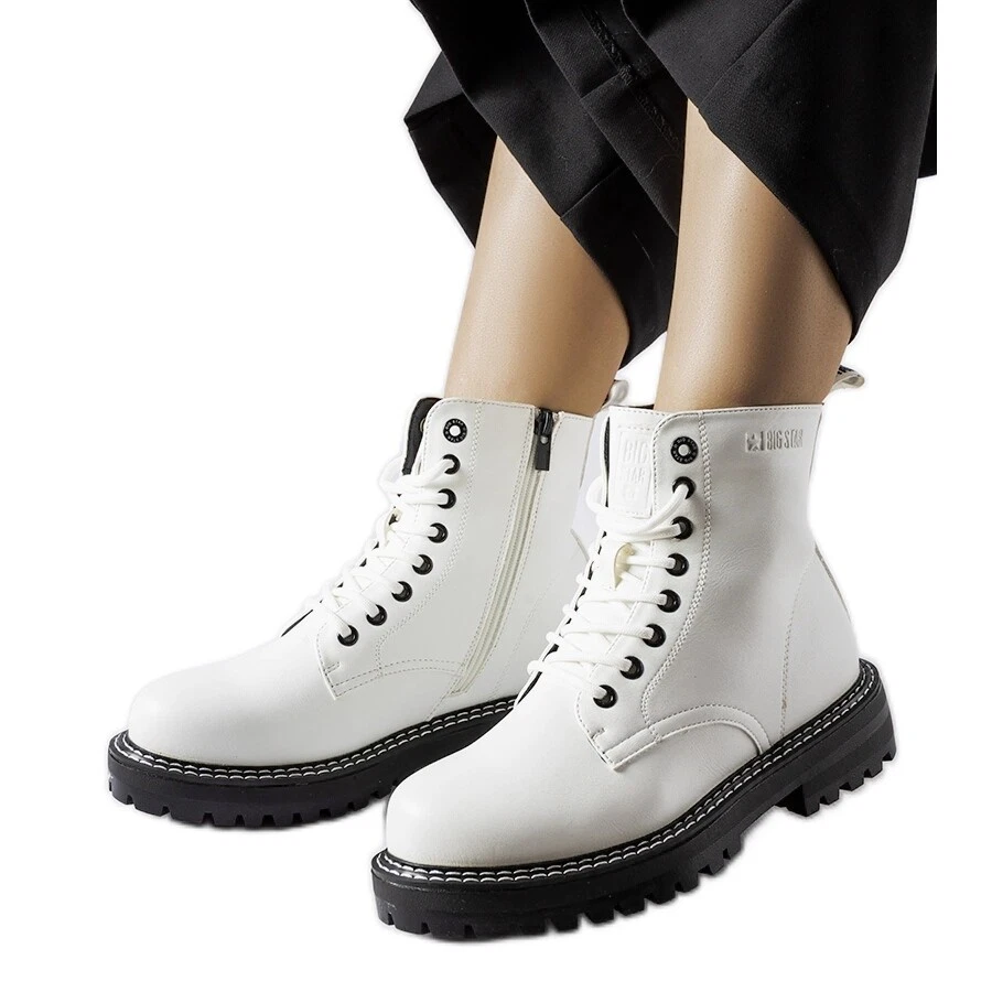 Botas blancas y negras new arrivals