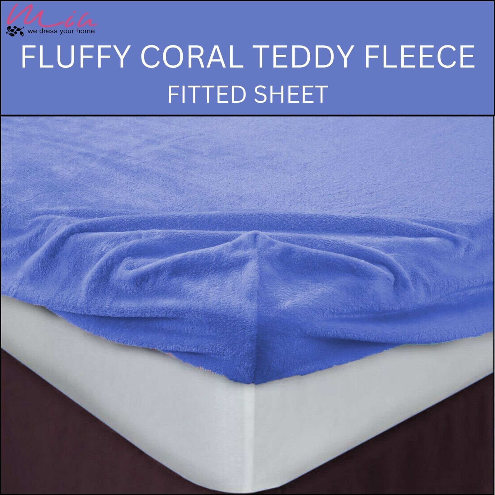 Thermal Warm Teddy Fleece Fitted Sheet Premium Hot Shaggy Fur Double King Size eBay