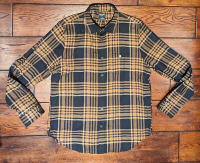 Todd Snyder X Albini Men s Lightweight Cotton Plaid Flannel Shirt Size XL