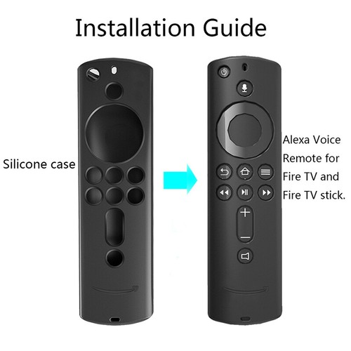 Remote Silicone Case Protective Cover Skin for Fire TV Stick 4K TV TDssPTUH=t= - Picture 5 of 13