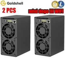 2 PCS Goldshell Mini Doge III Miner Wifi Doge Coin LTC Dual Mode 700M or 550M
