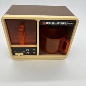 Vintage Black & Decker Junior Plastic Play Pretend Coffee Maker Untested