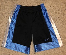 Boy's Nike Athletic/Basketball Shorts Size 4, Black/blue