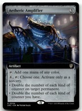 Aetheric Amplifier (Extended Art) #34 MTG Aetherdrift NM X1