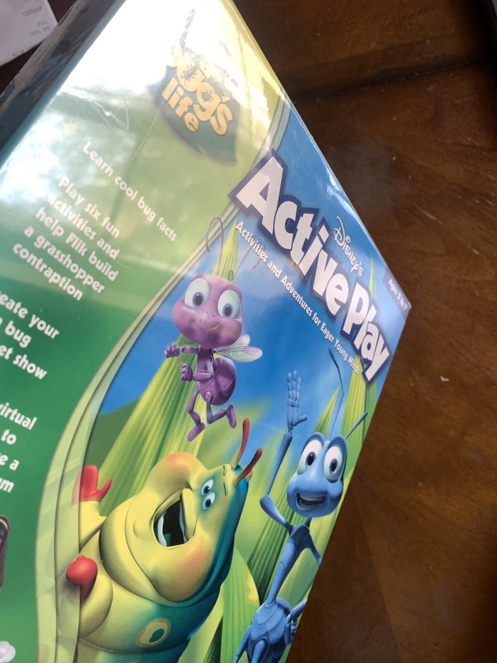Vintage Disney's A Bug's Life Active Play PC 1998 Win 95 Pixar Game ...