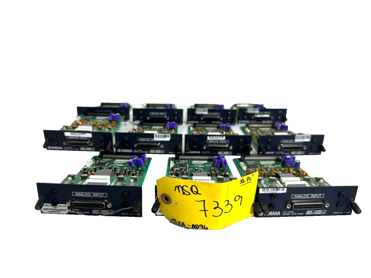 1) Yamaha MY8-AD96 Line Level Analog Input Expansion Card #7339