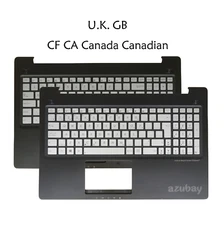 UK Canadian Laptop Keyboard Palmrest Cover Case For Asus Q550LF, Backlit