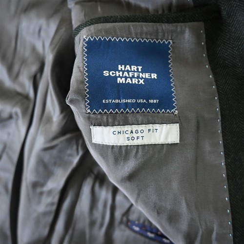 NUEVA Chaqueta Blazer Hart Schaffner Marx 40R Espiga Loro Piana 100% Cachemira - Imagen 5 de 12