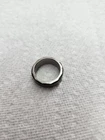 Spinner Band Ring Two Tone Black & Silver The Lord's Prayer Size 6- 6.5 Ring