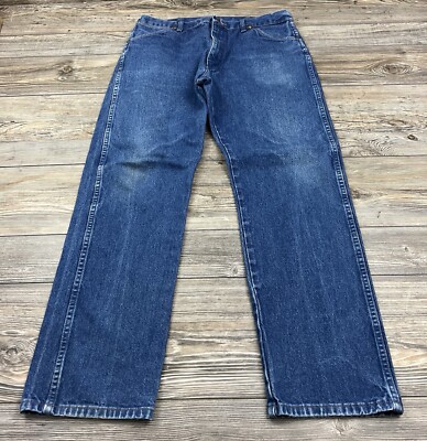 Vintage Wrangler Jeans Men’s Regular Fit Blue Denim Pants 36/32 (ACTUAL  34/30)
