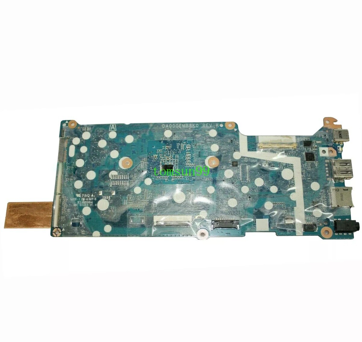 PC システ厶 (MBoard, RAM Kit, CPU & HS) For HP Chromebook 11A G8 EE Motherboard L98485-001 A4-9120C 4GB