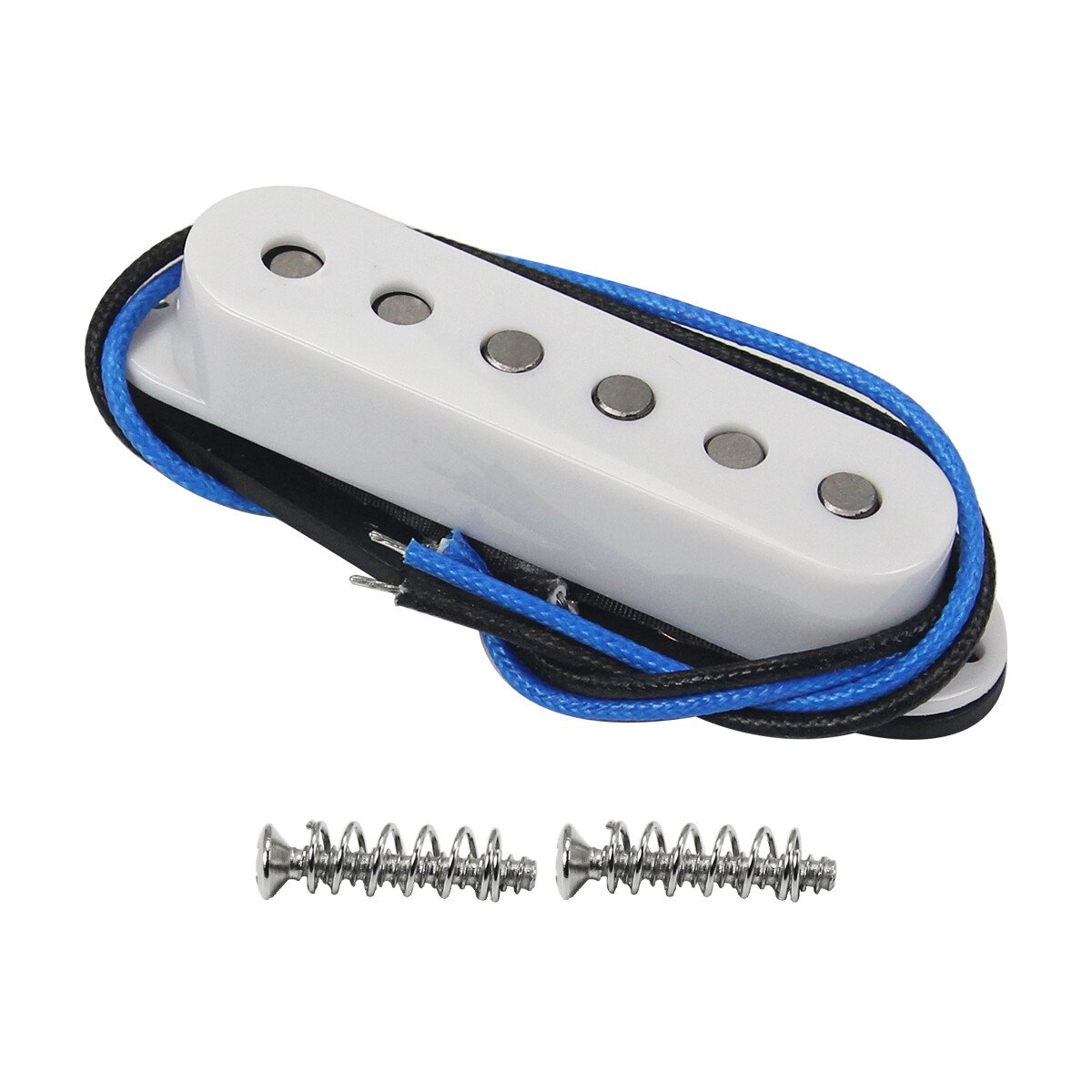 Pickup FLEOR FD ST bianco Alnico 5 per chitarra