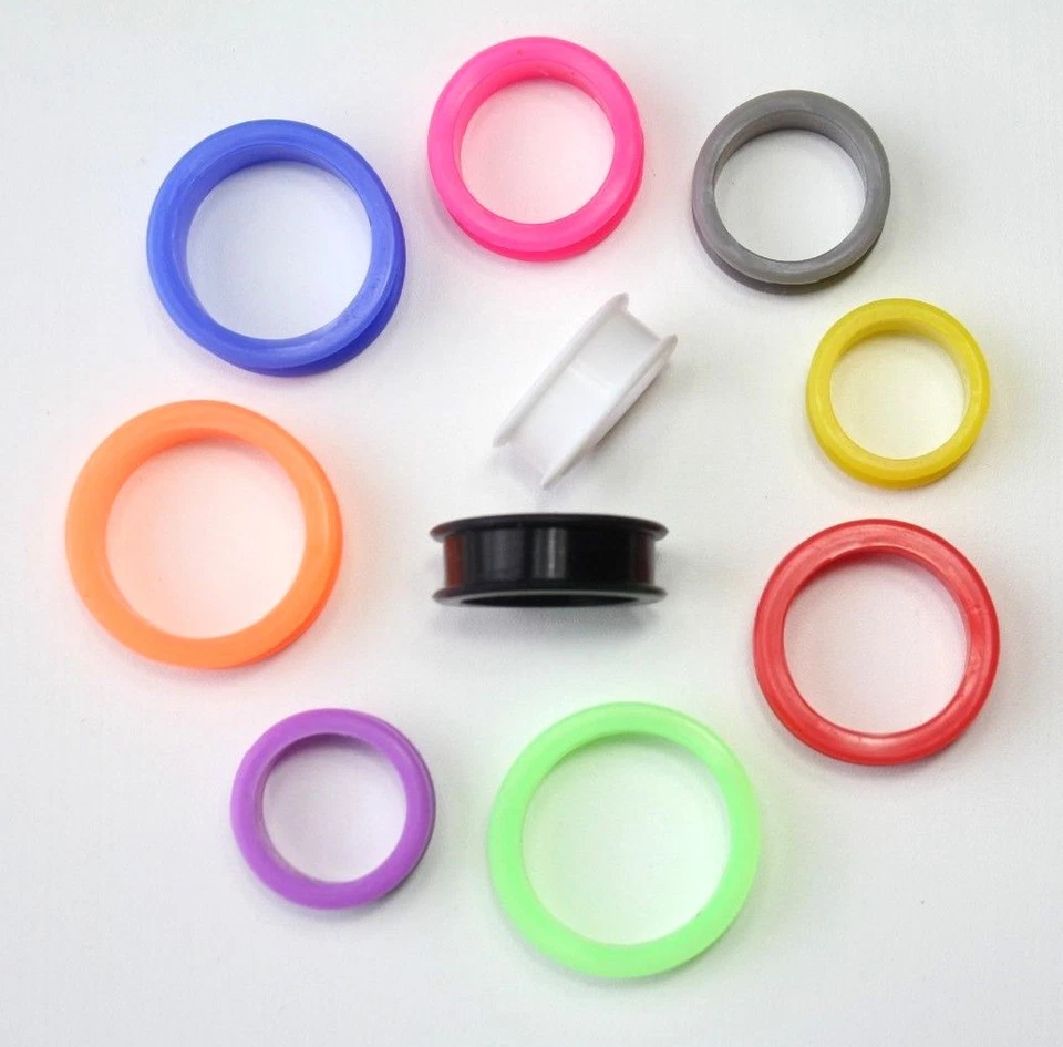 1x 22-76mm Large Sizes Silicone Gauges Earring Flesh Tunnel Ear plug Expander - Image 3 of 4