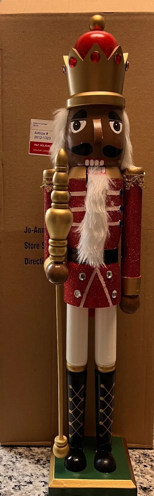 24" King Wood Nutcracker-Black
Opens in a new window or tab