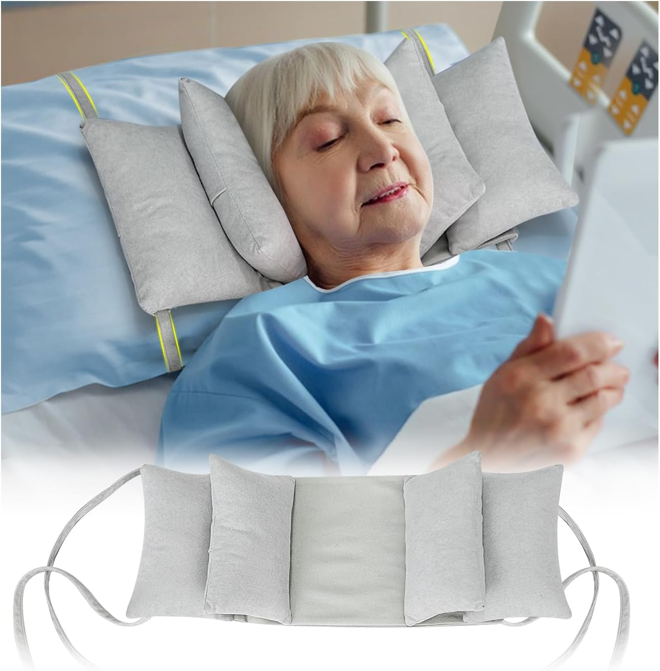 Neck Support Pillow for Post-Surgery Recovery and Head Alignment