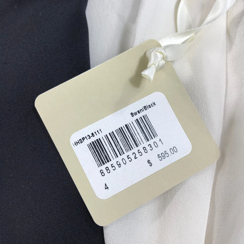 Chaqueta Haute Hippie Mujer 4 Crepe Combo Niño Esmoquin Blazer Negro Seda Marfil Foto 4 de 4