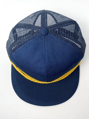 Vintage GOODYEAR Rope Hat Trucker Cap Snapback Swingster #1 in