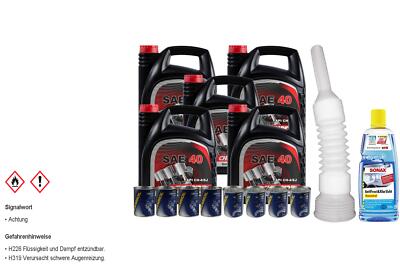 20L CHEMPIOIL Motoröl CH SAE 40 SAE 40 API CH-4/SJ  inkl Additiv Auslaufschlauch